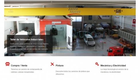 Desarrollo Plataforma Web DINÁMICA EboraTrucks