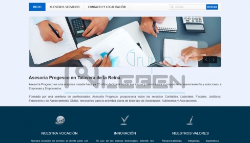 Página Web Corporativa ASESORÍA PROGESCO