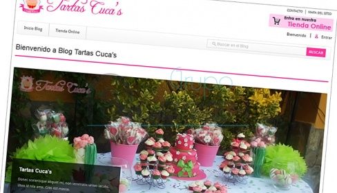 Tienda Online, Sistema de Ventas y Blog Tartas Cuca's