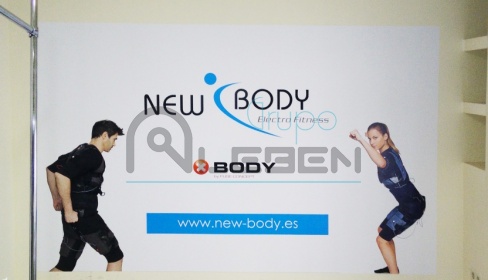 Diseño Vinilos en Pared para New Body Electrofitness