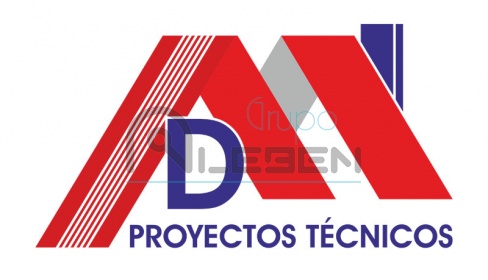 Diseño Logo Corporativo Empresa DM Proyectos Técnicos