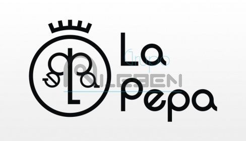 Diseño Logo Corporativo Sala Rociera La Pepa