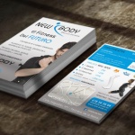 Diseño de Flyers y Trípticos para New Body Electrofitness