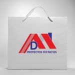 Diseño Logo Corporativo Empresa DM Proyectos Técnicos