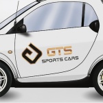 Diseño Logo Corporativo Empresa GTS Sports Cars