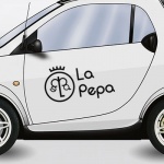 Diseño Logo Corporativo Sala Rociera La Pepa