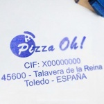 Papelería Corporativa de Pizza Oh!