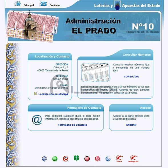 Aplicación WEB Dinámica Administración El Prado 10