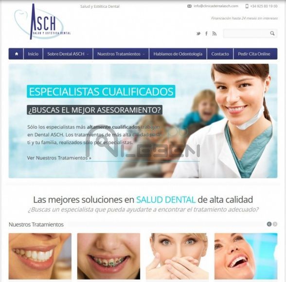 Desarrollo Sitio Web DINÁMICO Clínica Dental ASCH