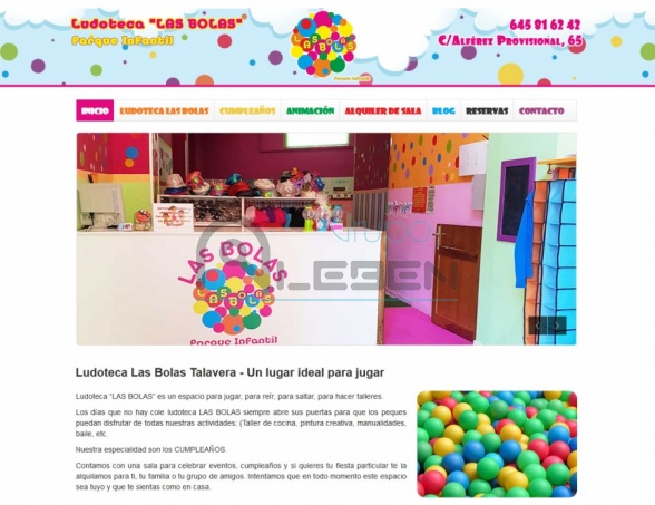 LUDOTECA LAS BOLAS - Proyecto Web Dinámico