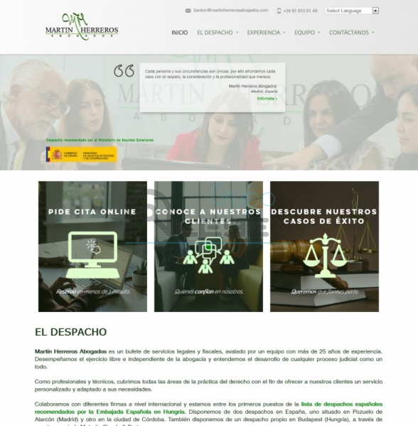 Proyecto Web Dinámico MARTIN HERREROS ABOGADOS