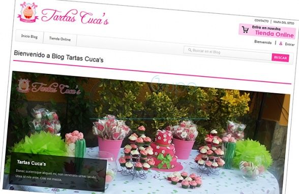 Tienda Online, Sistema de Ventas y Blog Tartas Cuca&#039;s