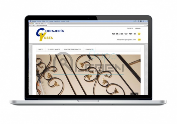 Pagina Web Corporativa para CERRAJERÍA YUSTA