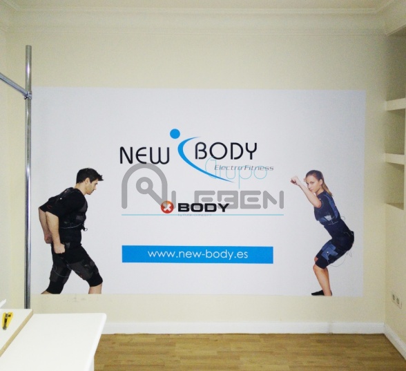 Diseño Vinilos en Pared para New Body Electrofitness