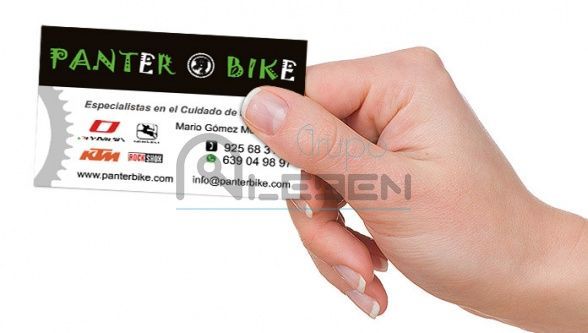 Diseño e Impresión de Tarjetas para PANTERBIKE