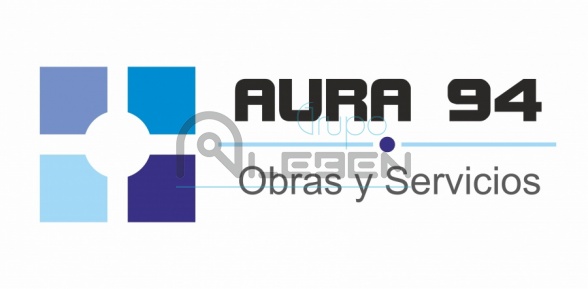 Diseño Logo Corporativo Aura 94 - Obras y Servicios