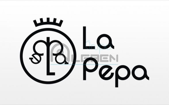 Diseño Logo Corporativo Sala Rociera La Pepa